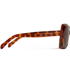 Céline - Oversize Sunglasses in Acetate - Leopard Havana - Sunglasses - Céline Eyewear - Avvenice