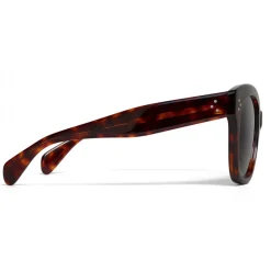 Céline - Oversized Sunglasses in Acetate - Red Havana - Sunglasses - Céline Eyewear - Avvenice