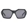 Céline - Oversized Sunglasses in Acetate - Black - Sunglasses - Céline Eyewear - Avvenice