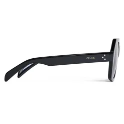 Céline - Oversized Sunglasses in Acetate - Black - Sunglasses - Céline Eyewear - Avvenice