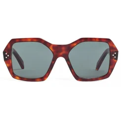 Céline - Oversized Sunglasses in Acetate - Dark Havana - Sunglasses - Céline Eyewear - Avvenice