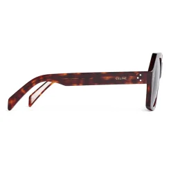 Céline - Oversized Sunglasses in Acetate - Dark Havana - Sunglasses - Céline Eyewear - Avvenice