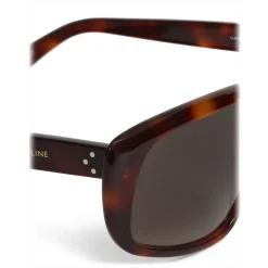 Céline - Oversized Sunglasses in Acetate - Blonde Havana - Sunglasses - Céline Eyewear - Avvenice