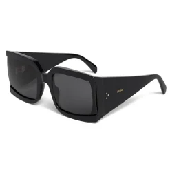Céline - Oversized Sunglasses in Acetate - Black - Sunglasses - Céline Eyewear - Avvenice