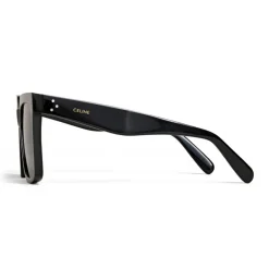 Céline - Oversized Sunglasses in Acetate - Black - Sunglasses - Céline Eyewear - Avvenice