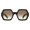 Céline - Oversized Sunglasses in Acetate - Black - Sunglasses - Céline Eyewear - Avvenice