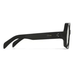 Céline - Oversized Sunglasses in Acetate - Black - Sunglasses - Céline Eyewear - Avvenice