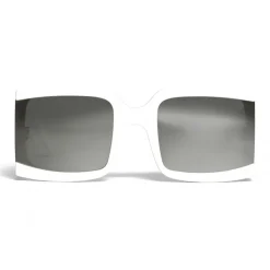 Céline - Oversized Sunglasses in Acetate - White - Sunglasses - Céline Eyewear - Avvenice