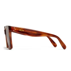 Céline - Oversized Sunglasses in Acetate - Blonde Havana - Sunglasses - Céline Eyewear - Avvenice