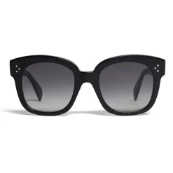 Céline - Oversized Sunglasses in Acetate - Black - Sunglasses - Céline Eyewear - Avvenice