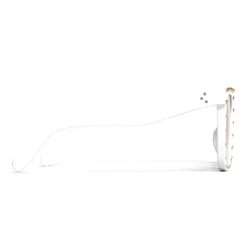 Céline - Oversized Sunglasses in Acetate - White Gold - Sunglasses - Céline Eyewear - Avvenice