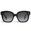Céline - Oversized Sunglasses in Acetate - Black - Sunglasses - Céline Eyewear - Avvenice