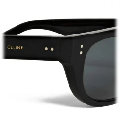 Céline - Rectangular Sunglasses in Acetate 15 - Black - Sunglasses - Céline Eyewear - Avvenice