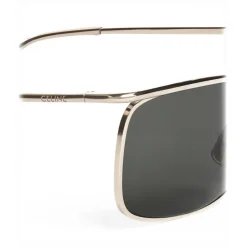 Céline - Rectangular Sunglasses in Metal 07 Robbie - Gold Smoke - Sunglasses - Céline Eyewear - Avvenice