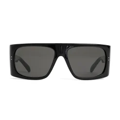Céline - Rectangular Sunglasses in Acetate - Black - Sunglasses - Céline Eyewear - Avvenice