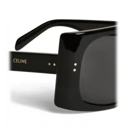 Céline - Rectangular Sunglasses in Acetate - Black - Sunglasses - Céline Eyewear - Avvenice