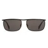 Céline - Rectangular Sunglasses in Metal 07 Robbie - Black Smoke - Sunglasses - Céline Eyewear - Avvenice