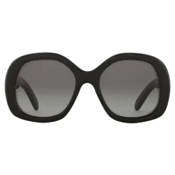 Céline - Round S163 Sunglasses in Acetate - Black - Sunglasses - Céline Eyewear - Avvenice