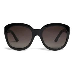 Céline - Round Sunglasses in Acetate - Black - Sunglasses - Céline Eyewear - Avvenice