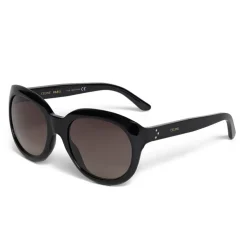 Céline - Round Sunglasses in Acetate - Black - Sunglasses - Céline Eyewear - Avvenice