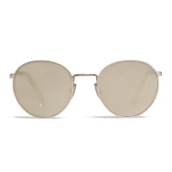 Céline - Round Sunglasses in Metal 06 - Silver - Sunglasses - Céline Eyewear - Avvenice