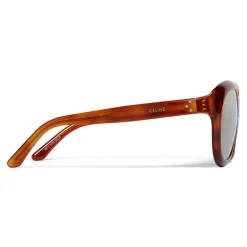 Céline - Round Sunglasses in Acetate - Light Blonde Havana - Sunglasses - Céline Eyewear - Avvenice