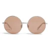 Céline - Round Sunglasses in Metal - Silver - Sunglasses - Céline Eyewear - Avvenice