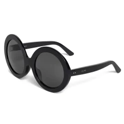 Céline - Round Sunglasses in Acetate - Black - Sunglasses - Céline Eyewear - Avvenice