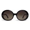 Céline - Round Sunglasses in Acetate - Black - Sunglasses - Céline Eyewear - Avvenice