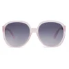 Céline - Round Sunglasses in Acetate - Milky Light Pink - Sunglasses - Céline Eyewear - Avvenice