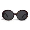 Céline - Round Sunglasses in Acetate - Blonde Havana - Sunglasses - Céline Eyewear - Avvenice