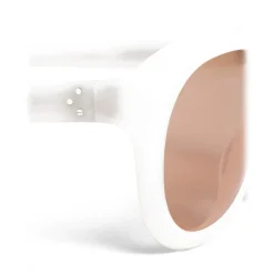 Céline - Round Sunglasses in Acetate - Milky White - Sunglasses - Céline Eyewear - Avvenice