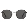 Céline - Round Sunglasses in Metal 06 - Black - Sunglasses - Céline Eyewear - Avvenice