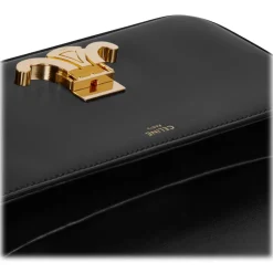 Céline - Shoulder Bag Claude in Shiny Calfskin - Black - Bag - Céline Exclusive Collection - Avvenice