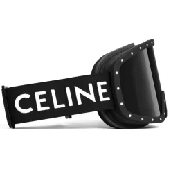 Céline - Ski Mask in Plastic with Crystals - Black - Ski Mask - Céline Eyewear - Avvenice