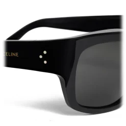 Céline - Square 05 Sunglasses in Acetate - Black Smoke - Sunglasses - Céline Eyewear - Avvenice