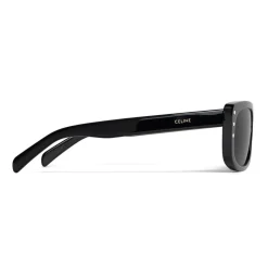 Céline - Square 08 Sunglasses in Acetate - Black Smoke - Sunglasses - Céline Eyewear - Avvenice