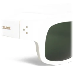 Céline - Square 05 Sunglasses in Acetate - White - Sunglasses - Céline Eyewear - Avvenice