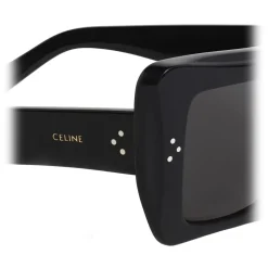 Céline - Square S156 Sunglasses in Acetate - Black - Sunglasses - Céline Eyewear - Avvenice