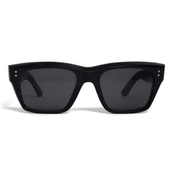 Céline - Square Sunglasses 01 in Acetate - Black Polarized - Sunglasses - Céline Eyewear - Avvenice