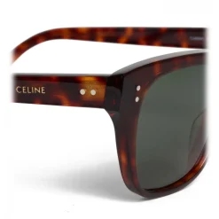 Céline - Square Sunglasses 04 in Acetate - Red Havana - Sunglasses - Céline Eyewear - Avvenice
