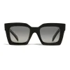 Céline - Square Sunglasses in Acetate with Polarized Lenses - Black - Sunglasses - Céline Eyewear - Avvenice
