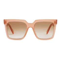 Céline - Square Sunglasses in Acetate - Milky Antique Pink - Sunglasses - Céline Eyewear - Avvenice