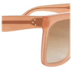 Céline - Square Sunglasses in Acetate - Milky Antique Pink - Sunglasses - Céline Eyewear - Avvenice