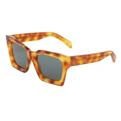 Céline - Square Sunglasses in Acetate - Honey Havana - Sunglasses - Céline Eyewear - Avvenice