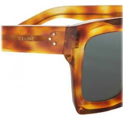 Céline - Square Sunglasses in Acetate - Honey Havana - Sunglasses - Céline Eyewear - Avvenice