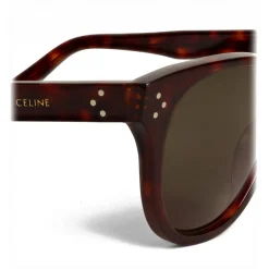 Céline - Square Sunglasses 12 in Acetate - Red Havana - Sunglasses - Céline Eyewear - Avvenice
