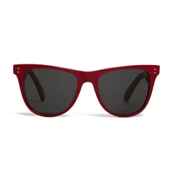 Céline - Square Sunglasses 09 in Acetate - Red - Sunglasses - Céline Eyewear - Avvenice