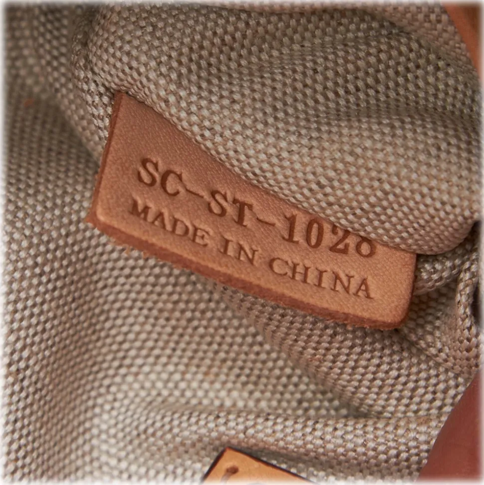 Céline Vintage - Jacquard Crossbody Bag - White Ivory - Leather Handbag - Luxury High Quality - Avvenice