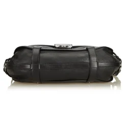 Céline Vintage - Leather Satchel Bag - Black - Leather Handbag - Luxury High Quality - Avvenice